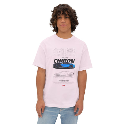 Bugatti Chiron Unisex Oversized Boxy Tee - Car T-shirt - CreativeRino