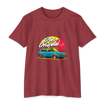 Retro Car Graphic T-Shirt - Das Original - Unisex CVC Jersey - CreativeRino