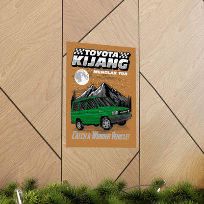 Vintage Toyota Kijang Vertical Poster - Catch a Wonder Vehicle! - CreativeRino