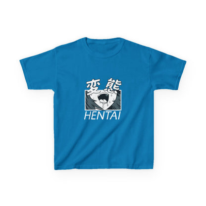 Hentai Kids Cotton Tee - Cool Graphic Design T-shirt for Boys and Girls - CreativeRino