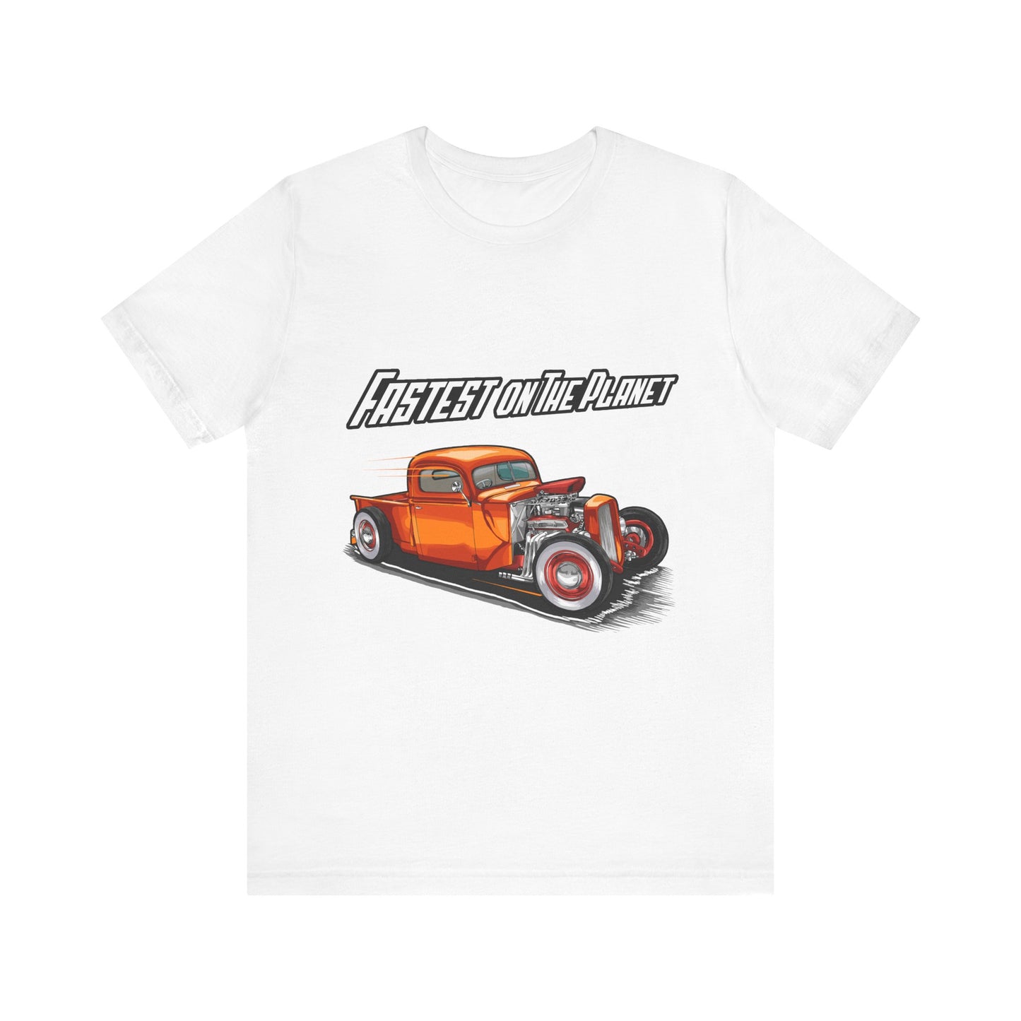 Fastest on the Planet Retro Car T-shirt - CreativeRino