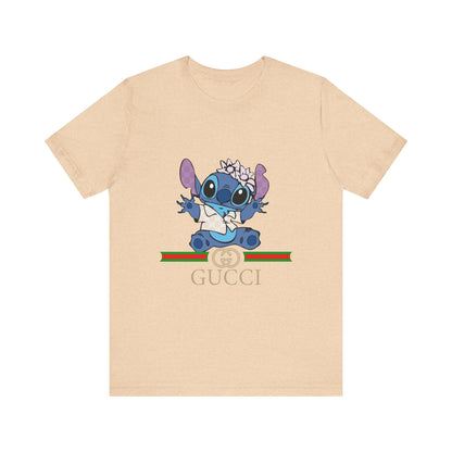 Stitch Gucci Unisex Jersey Short Sleeve Tee - CreativeRino