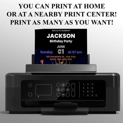 WWE Birthday Invitation Template - CreativeRino