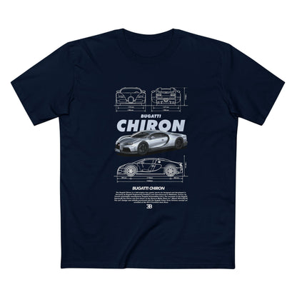 Bugatti Chiron Graphic Tee - Perfect for Auto Enthusiasts - CreativeRino