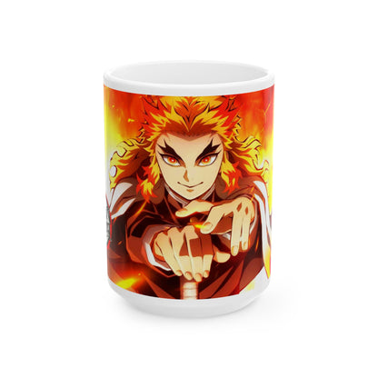 Fire Demon Anime Ceramic Mug - CreativeRino