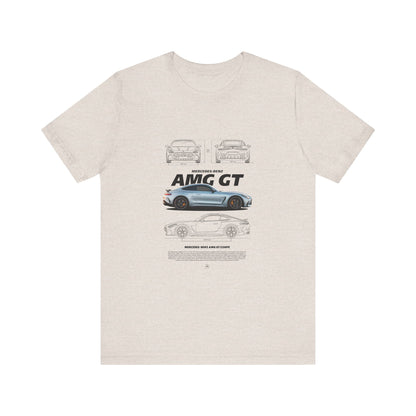 AMG GT Unisex Jersey Short Sleeve Tee - Perfect for Car Enthusiasts - CreativeRino