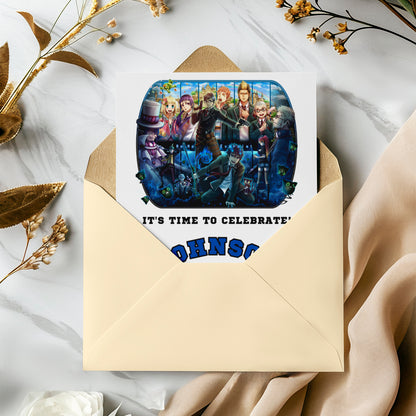 Blue Exorcist Birthday Invitation Template - CreativeRino