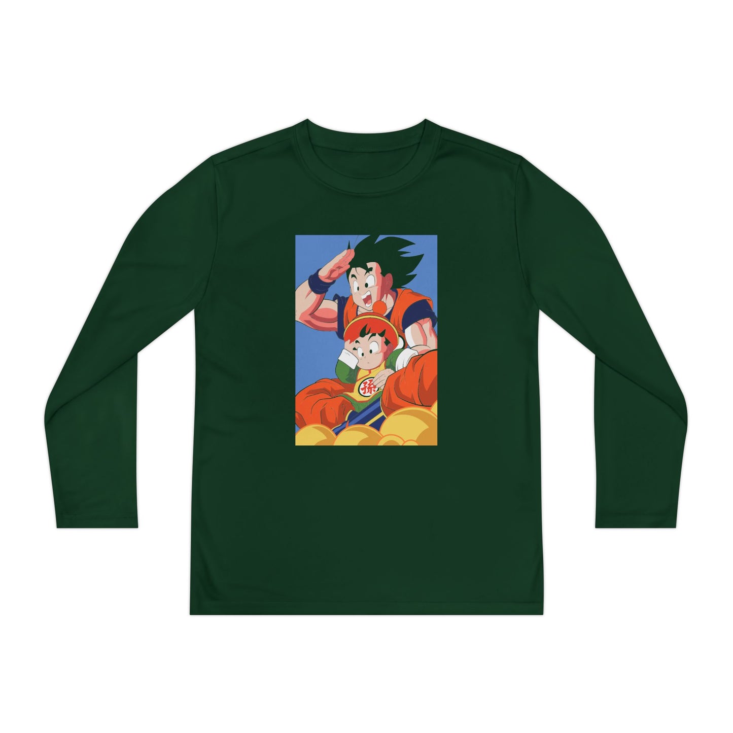 Dragon Ball Youth Long Sleeve Tee - Goku & Son T-shirt Anime Design - CreativeRino
