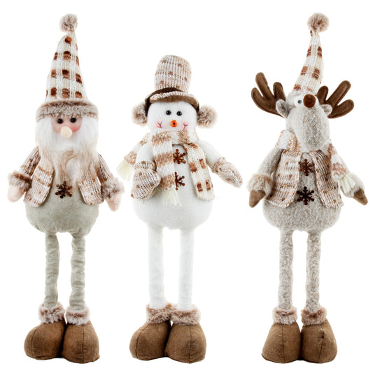 Telescopic Christmas Snowman & Elk Doll | Festival Window Scene Decoration Ornament eprolo