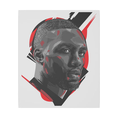 Damian Lillard Modern Abstract Wall Art Print - Matte Canvas Portrait Decor for Home & Office - CreativeRino