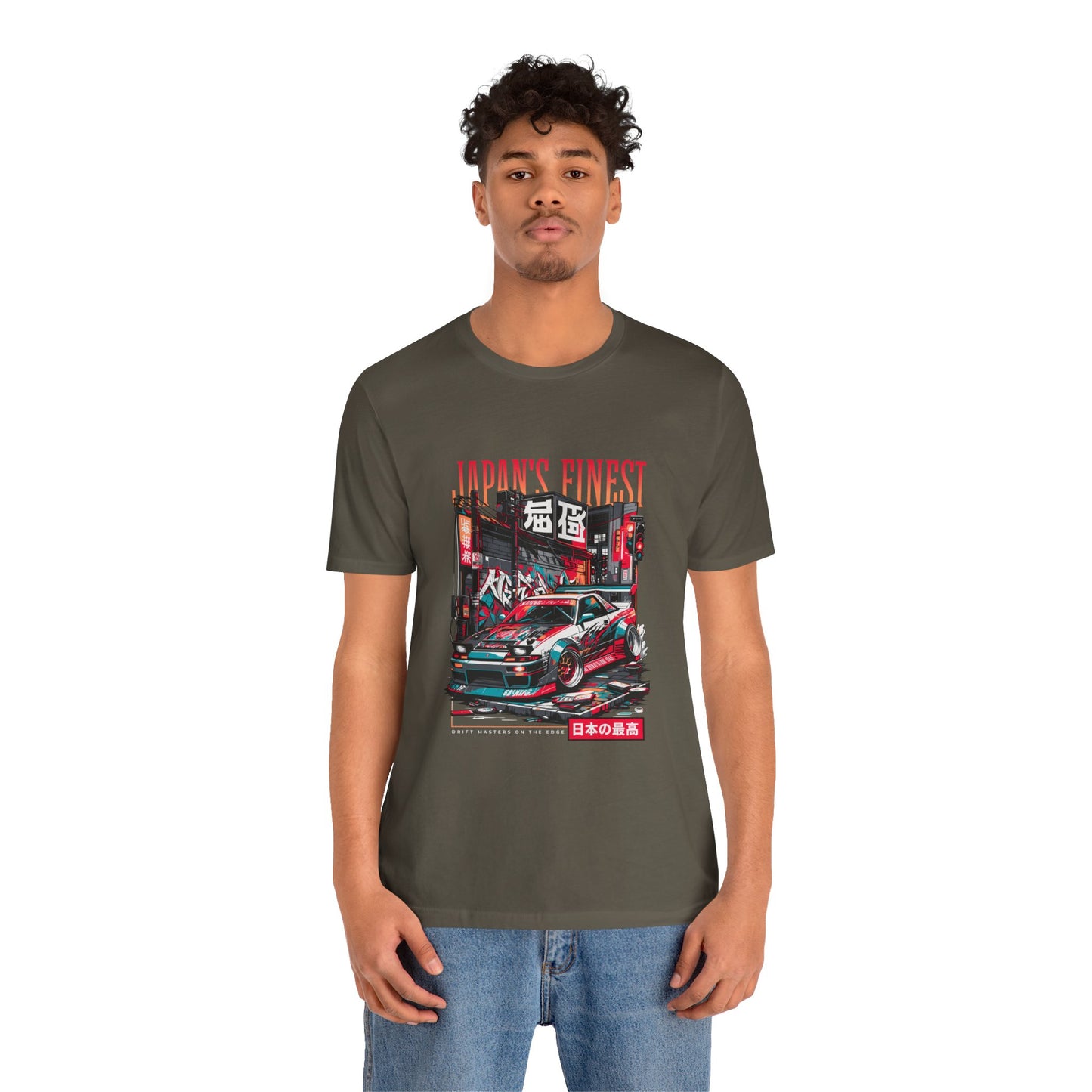 Japan's Finest Racer Unisex Tee - Streetwear Style Graphic T-shirt - CreativeRino