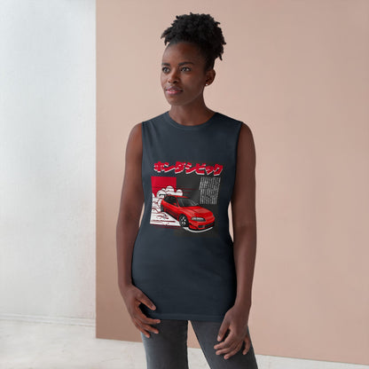 Honda Civic Estilo Car Graphic Unisex Tank Top - Honda Inspired T-shirt Design - CreativeRino