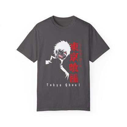 Tokyo Ghoul Unisex Garment-Dyed Tee - Perfect T-shirt for Anime Fans - CreativeRino