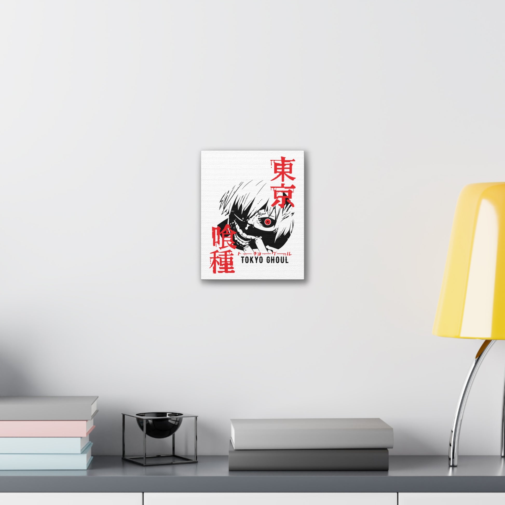 Tokyo Ghoul Canvas Art Print - Stretched Wall Decor for Anime Fans - CreativeRino