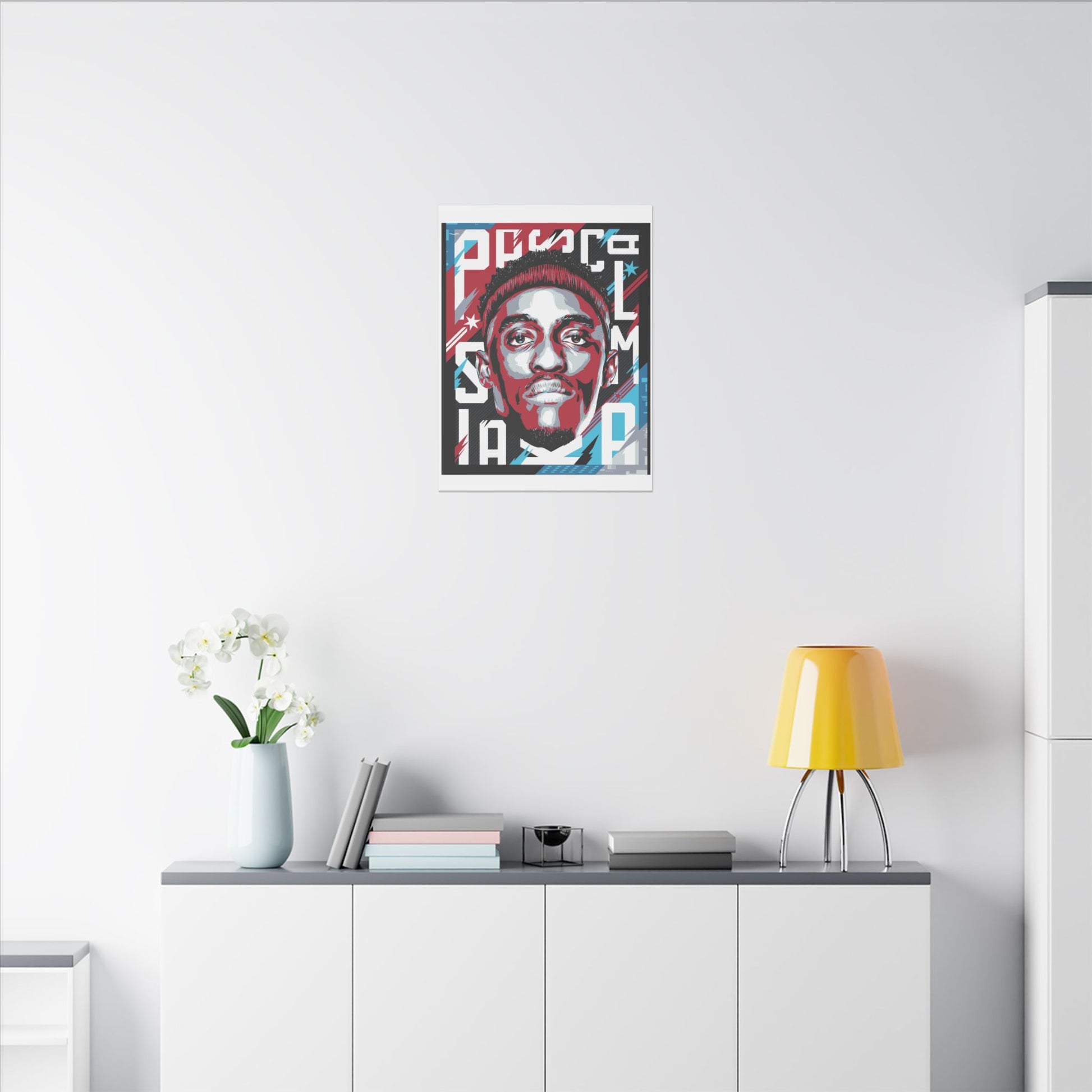 DeMar DeRozan Dynamic Matte Canvas Wall Art - Basketball Portrait - CreativeRino