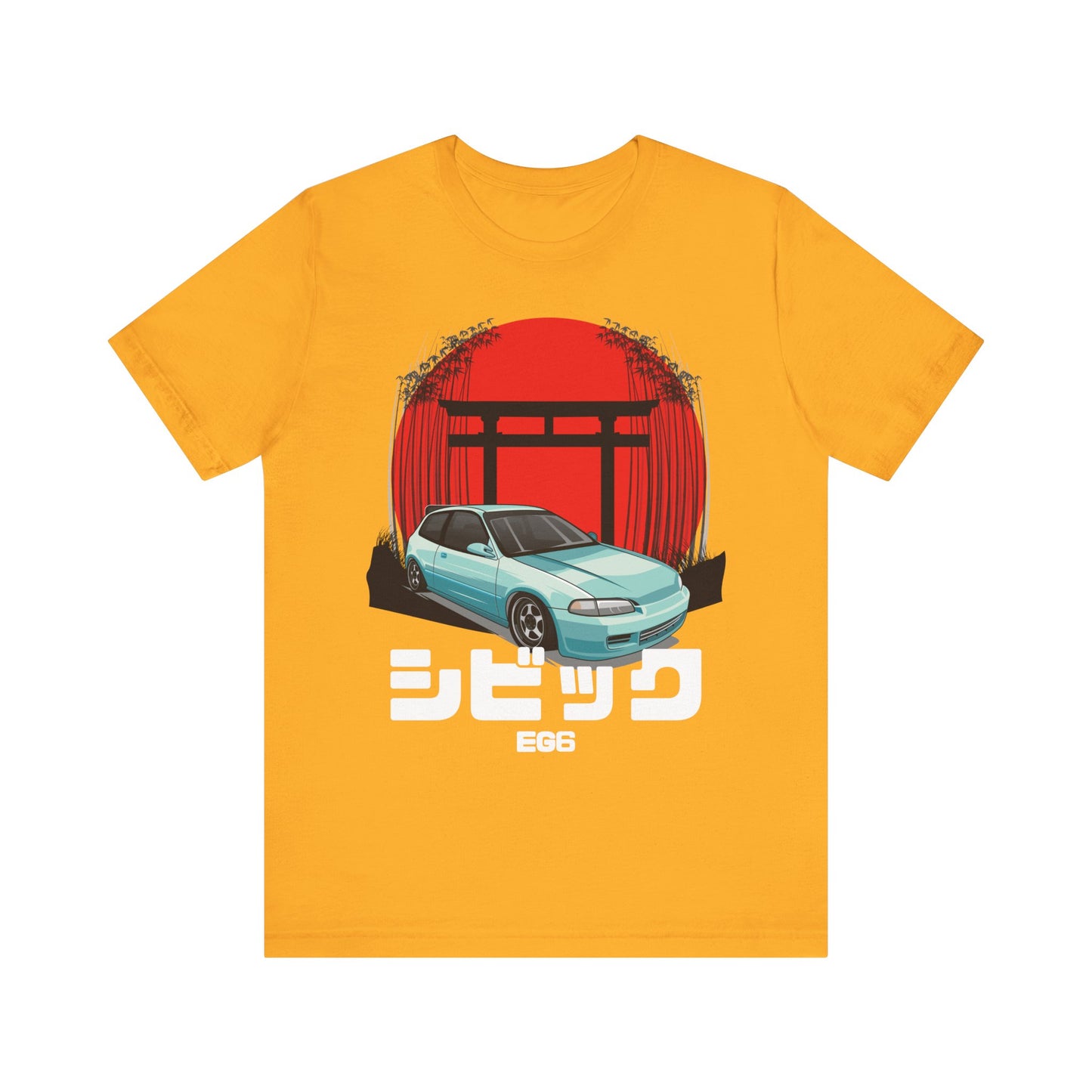 Hinda Civic Estilo Car Art Tee - Retro Aesthetic Automotive T-Shirt - CreativeRino