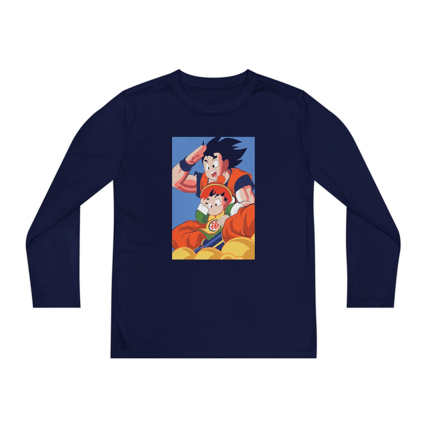 Dragon Ball Youth Long Sleeve Tee - Goku & Son T-shirt Anime Design - CreativeRino
