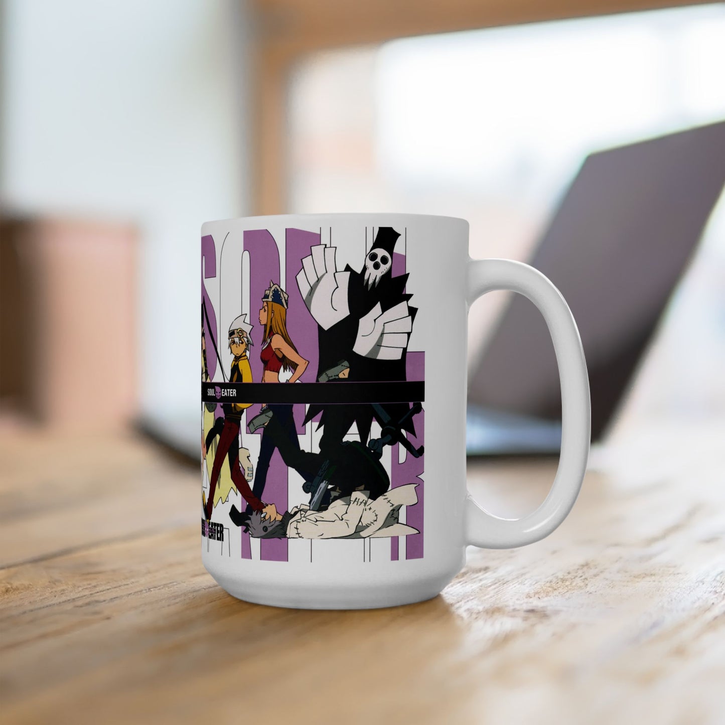 Soul Eater Ceramic Mug - Anime-Inspired Coffee Cup for Fans - CreativeRino