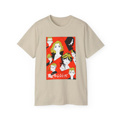 Anime Character Unisex Ultra Cotton Tee - Tokyo Revengers Perfect T-shirt for Fans! - CreativeRino