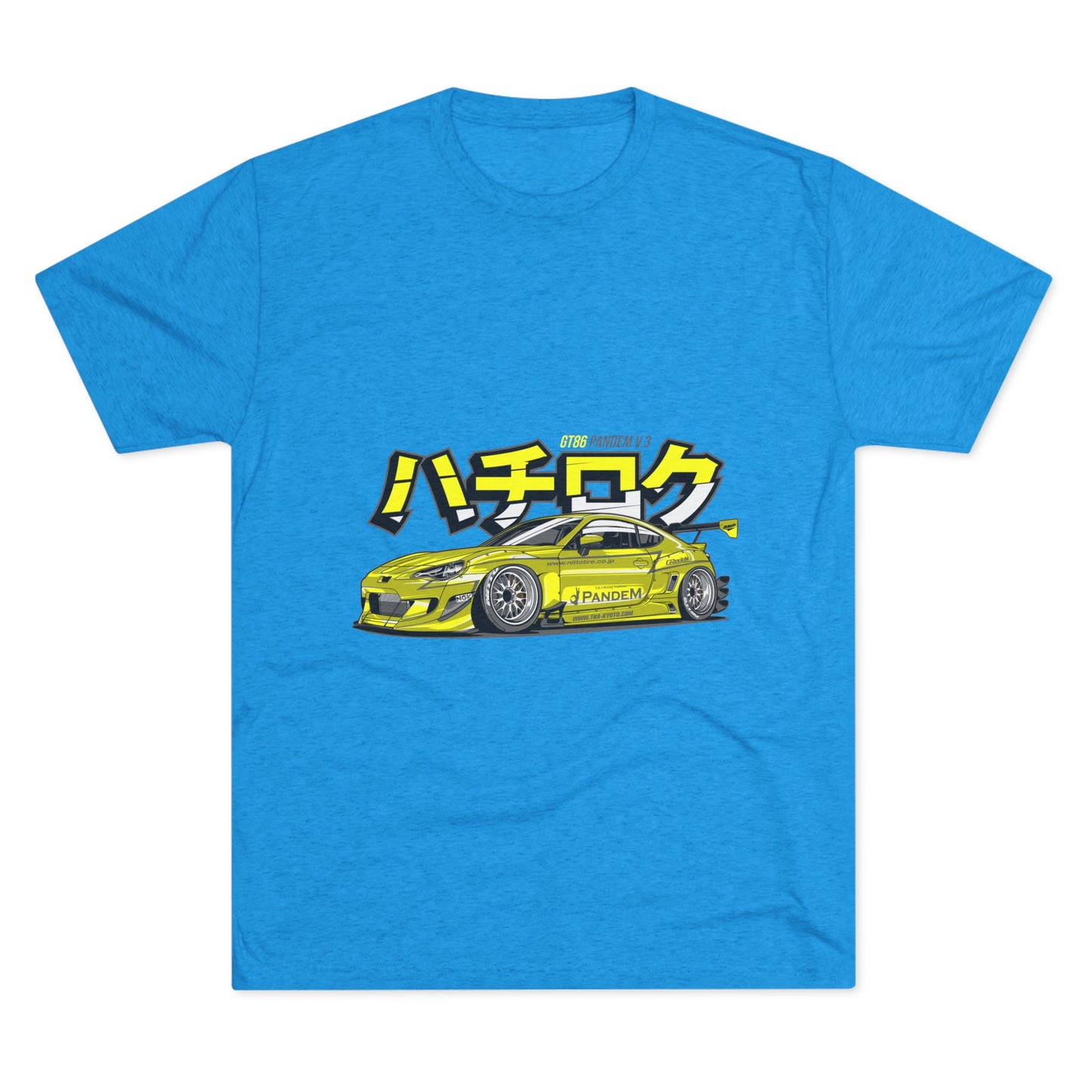 Racing Vibes Unisex Tri-Blend Crew Tee - Japanese Car Graphic T-shirt - CreativeRino