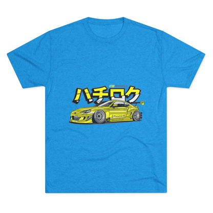 Racing Vibes Unisex Tri-Blend Crew Tee - Japanese Car Graphic T-shirt - CreativeRino