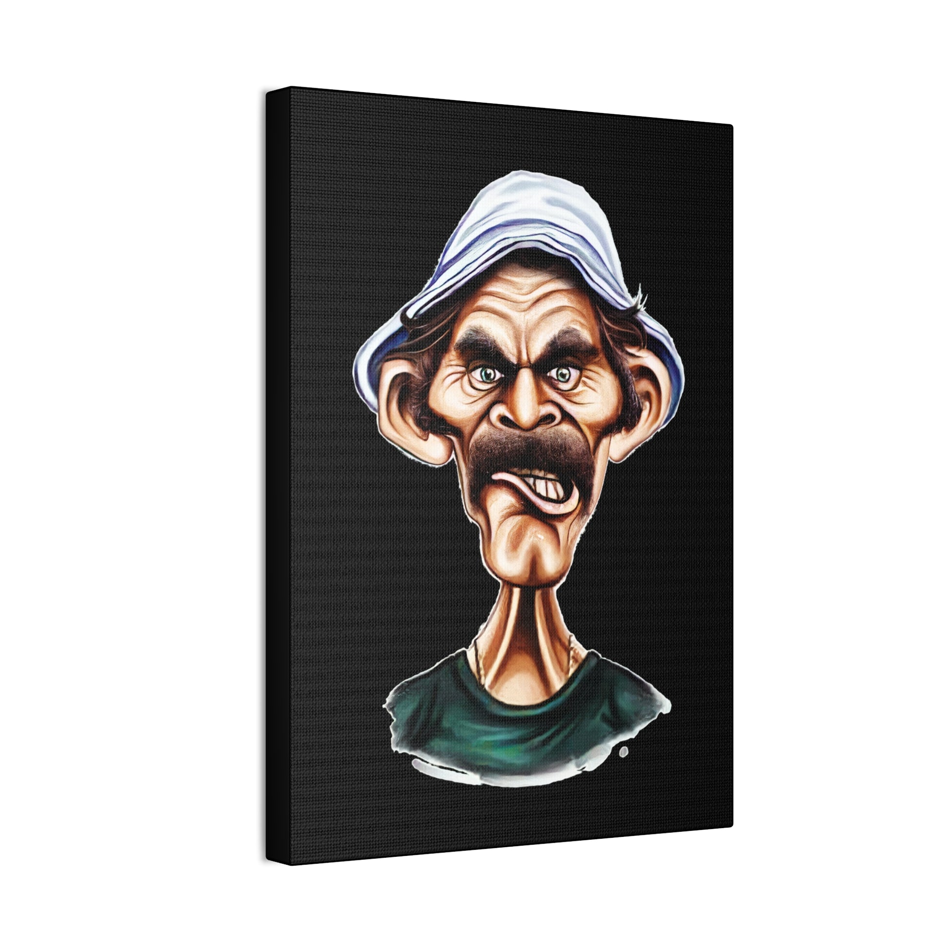 Don Ramon Character Wall Art Canvas - Unique Stretched Canvas Print - CreativeRino
