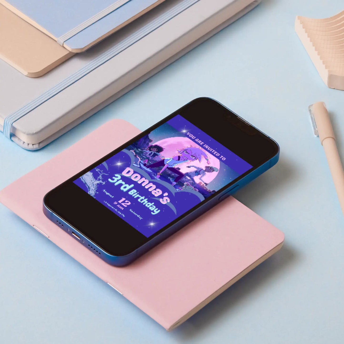 Kipo and the Age of Wonderbeasts Birthday Invitation Template - CreativeRino