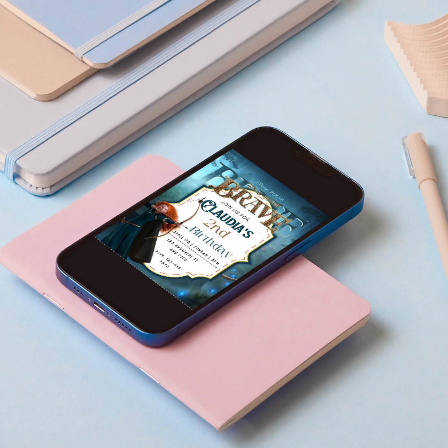 Brave Birthday Invitation Template - CreativeRino