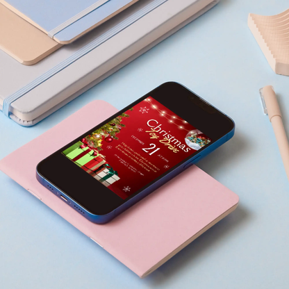 Christmas Toy Drive Flyer Template | Toy Drive Invitation - CreativeRino