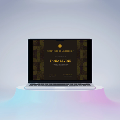 Certificate of Membership Template | Membership Certificate - CreativeRino