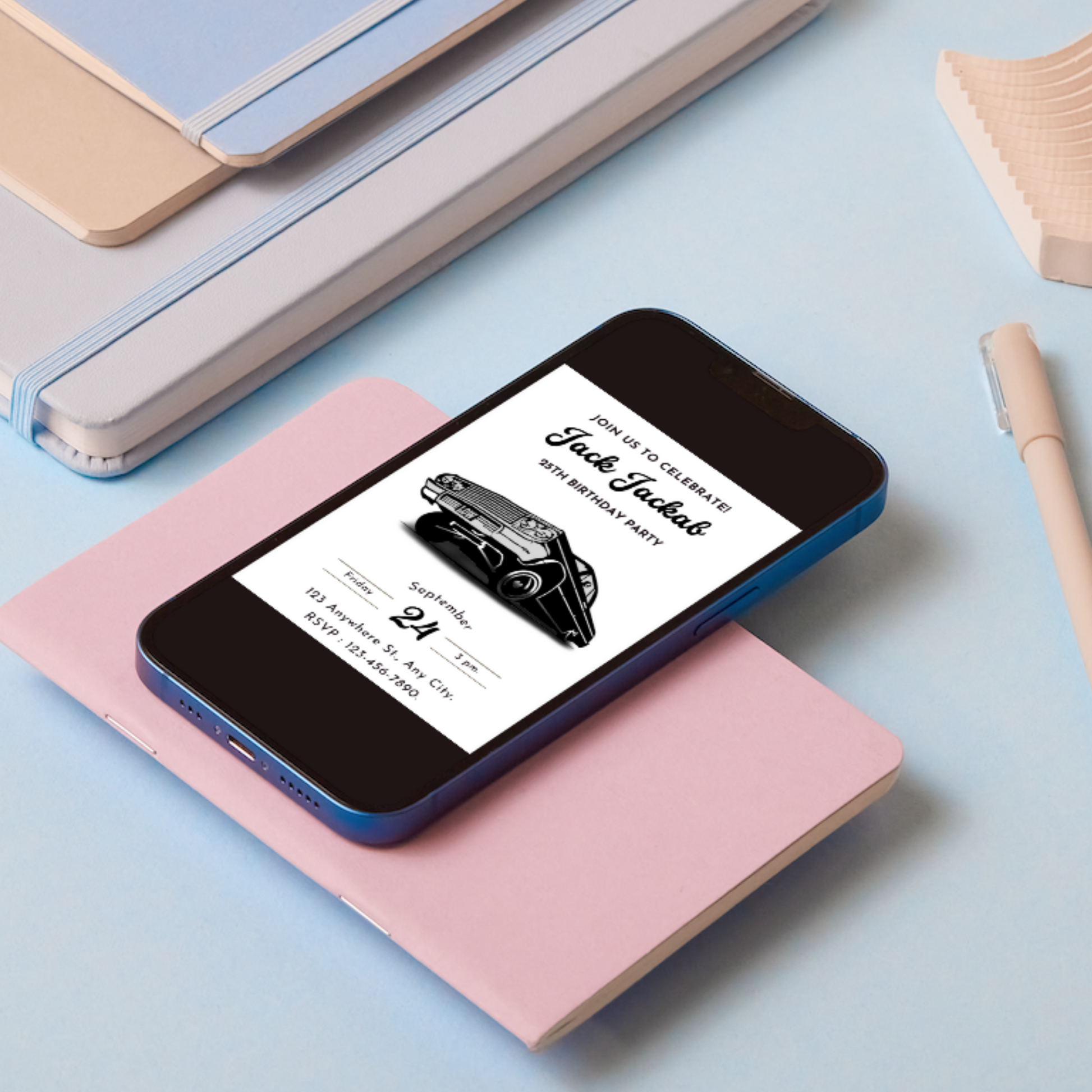 Lowrider Cholo Birthday Invitation Template - CreativeRino