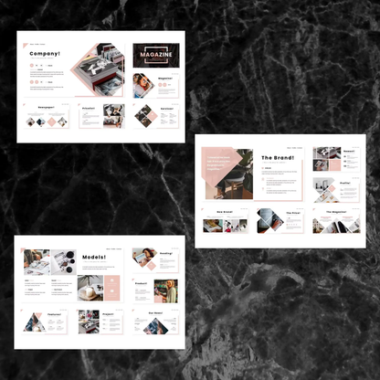 7 Magazine Powerpoint Presentation Template Bundle | Magazine Style Business PowerPoint Template CreativeRino