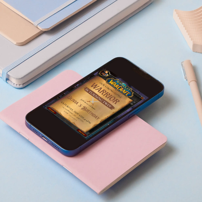 World of Warcraft Birthday Invitation Template - CreativeRino