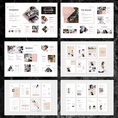 17 Magazine Powerpoint Presentation Template Bundle | Magazine Style Business PowerPoint Template CreativeRino