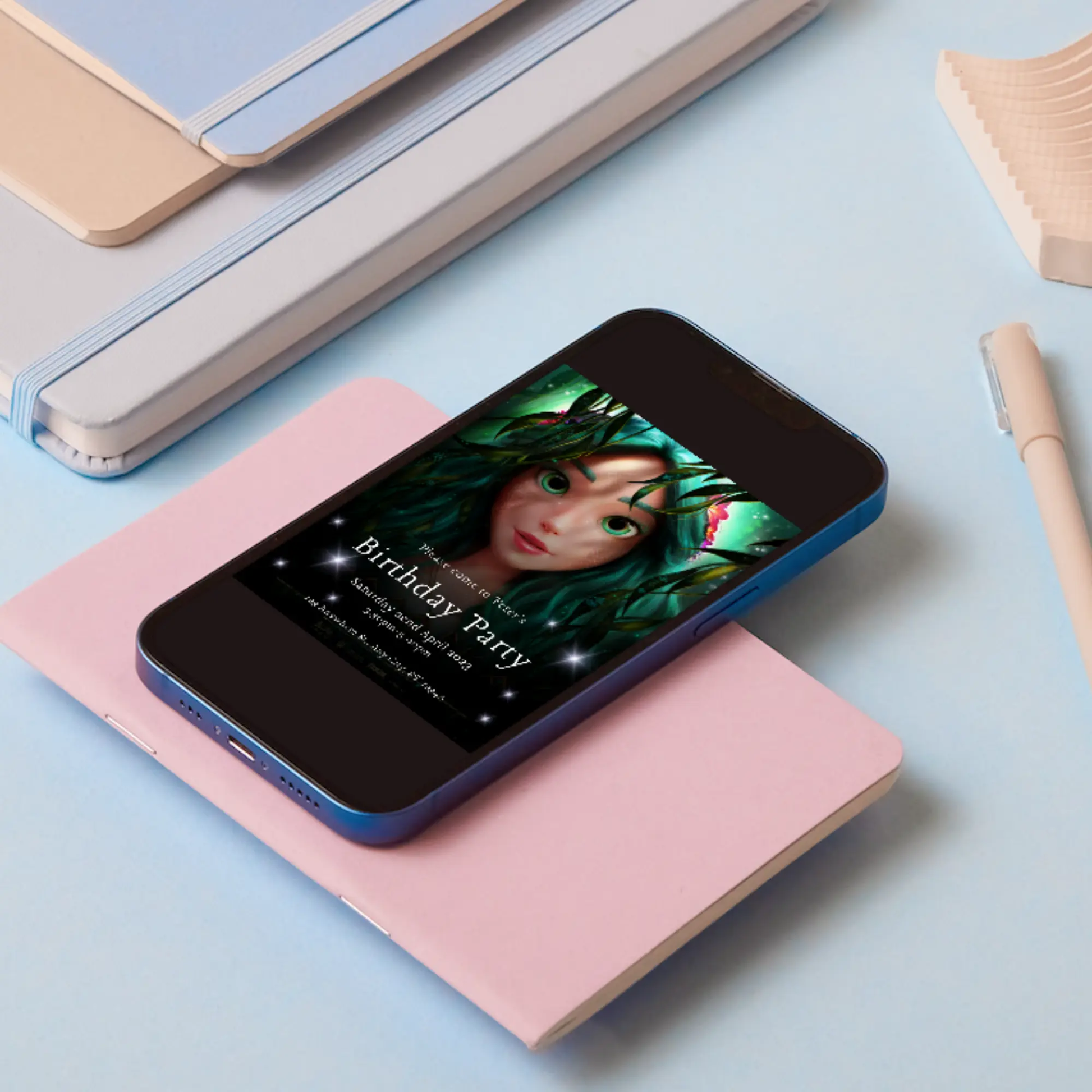 Mavka The Forest Song Birthday Invitation Template - CreativeRino