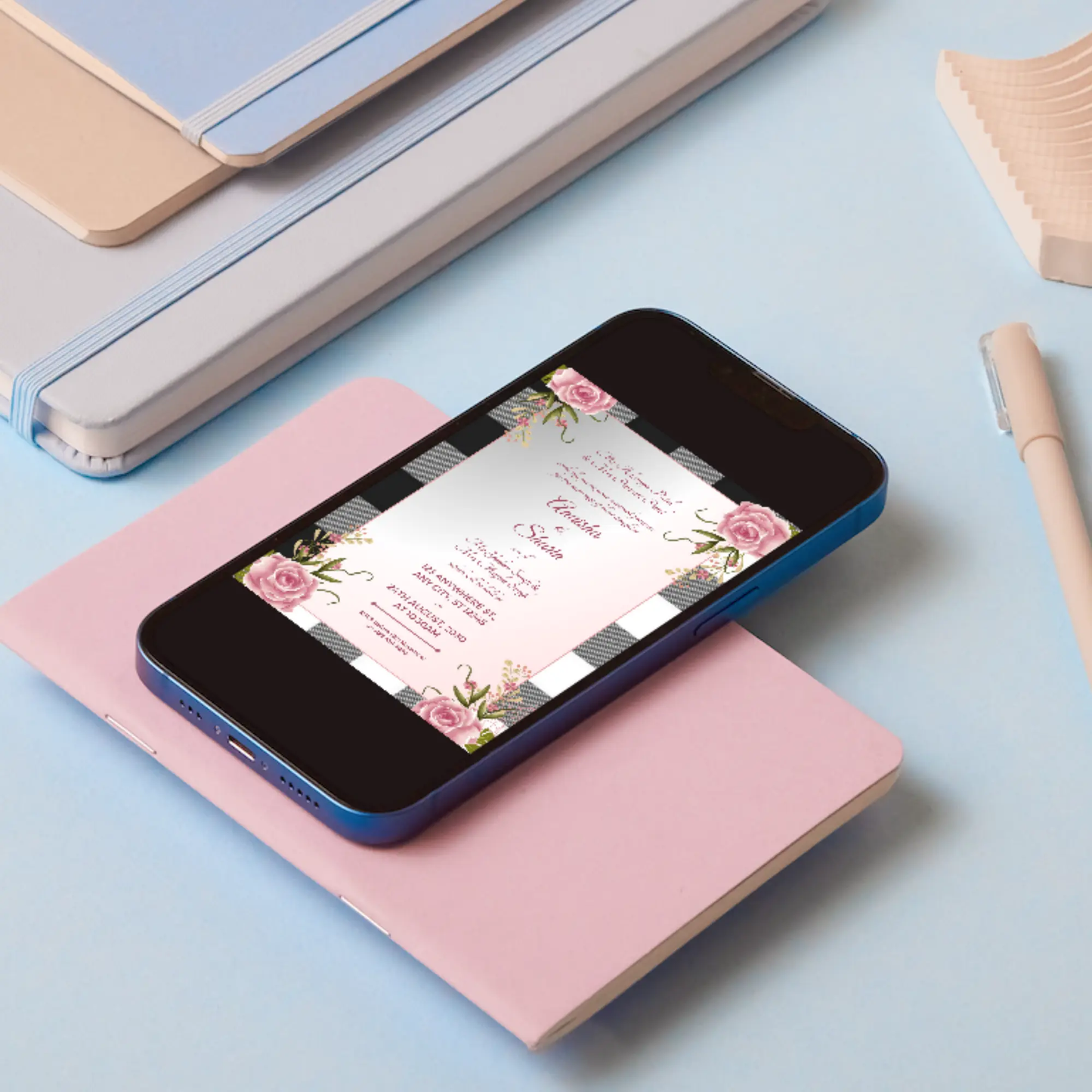 Mackenzie Wedding Invitation Template - CreativeRino