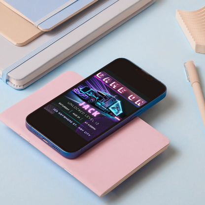 Game Truck Gaming Birthday Invitation Template - CreativeRino