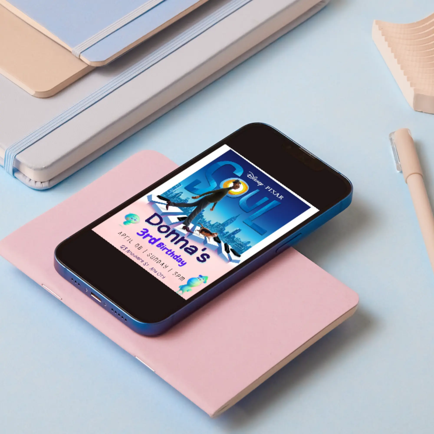 Soul Birthday Invitation Template - CreativeRino