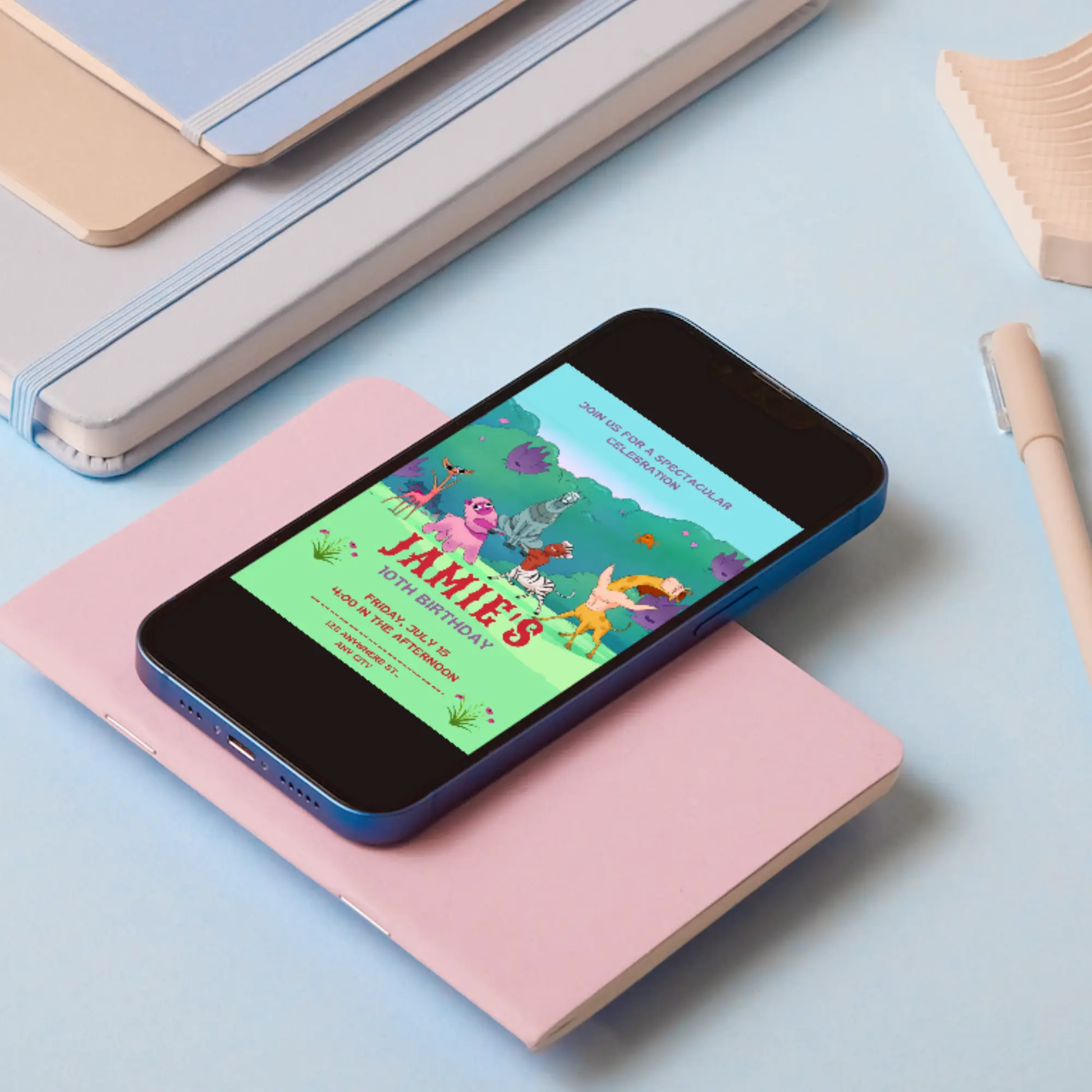 Centaurworld Birthday Invitation Template - CreativeRino