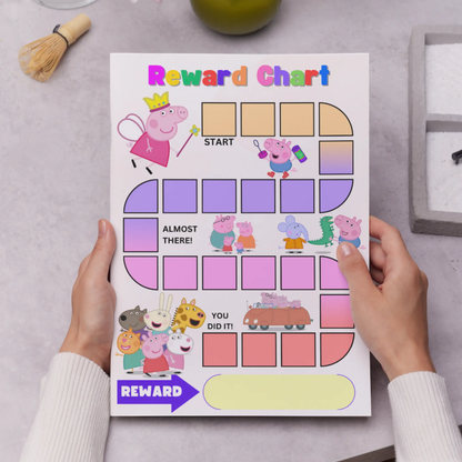 Peppa Pig Reward Chart Template | Peppa Pig Behavior Chart - CreativeRino
