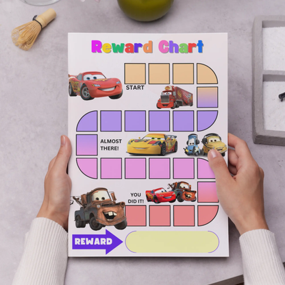 Cars Reward Chart Template | Cars Behavior Chart - CreativeRino