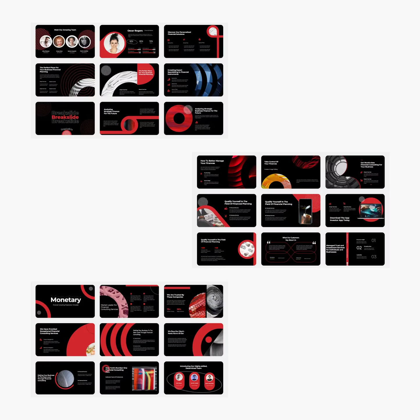 5 Consulting Powerpoint Presentation Template Bundle | Finance Business Mentoring Management Strategy Consulting PowerPoint Template - CreativeRino