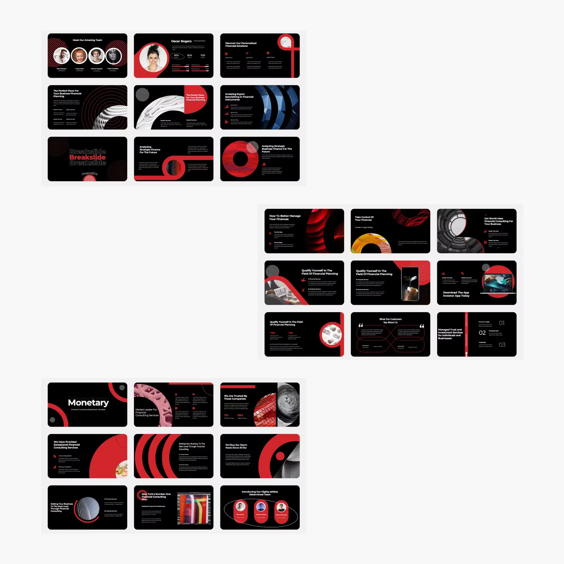 5 Consulting Powerpoint Presentation Template Bundle | Finance Business Mentoring Management Strategy Consulting PowerPoint Template - CreativeRino