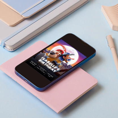 The Inseparables Birthday Invitation Template - CreativeRino