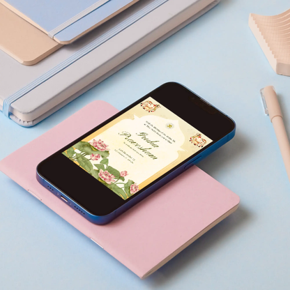 Gruhapravesham Invitation Template | Indian Housewarming Invite - CreativeRino