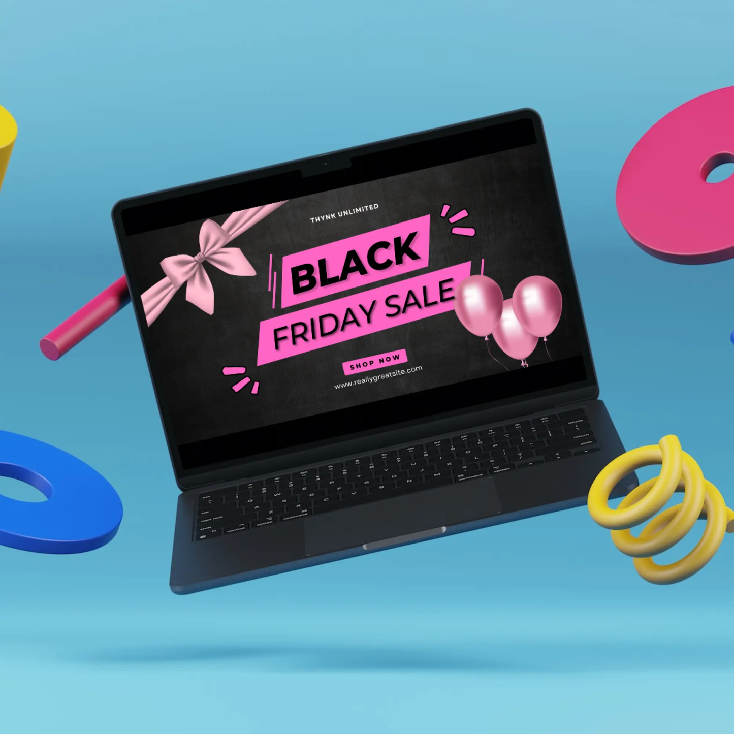 Black Friday Website Banner Template - CreativeRino