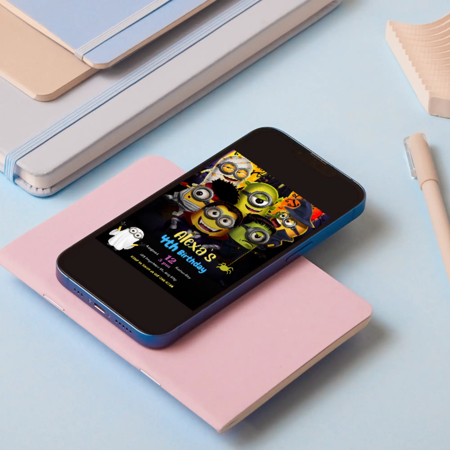 Minions Birthday Invitation Template - CreativeRino