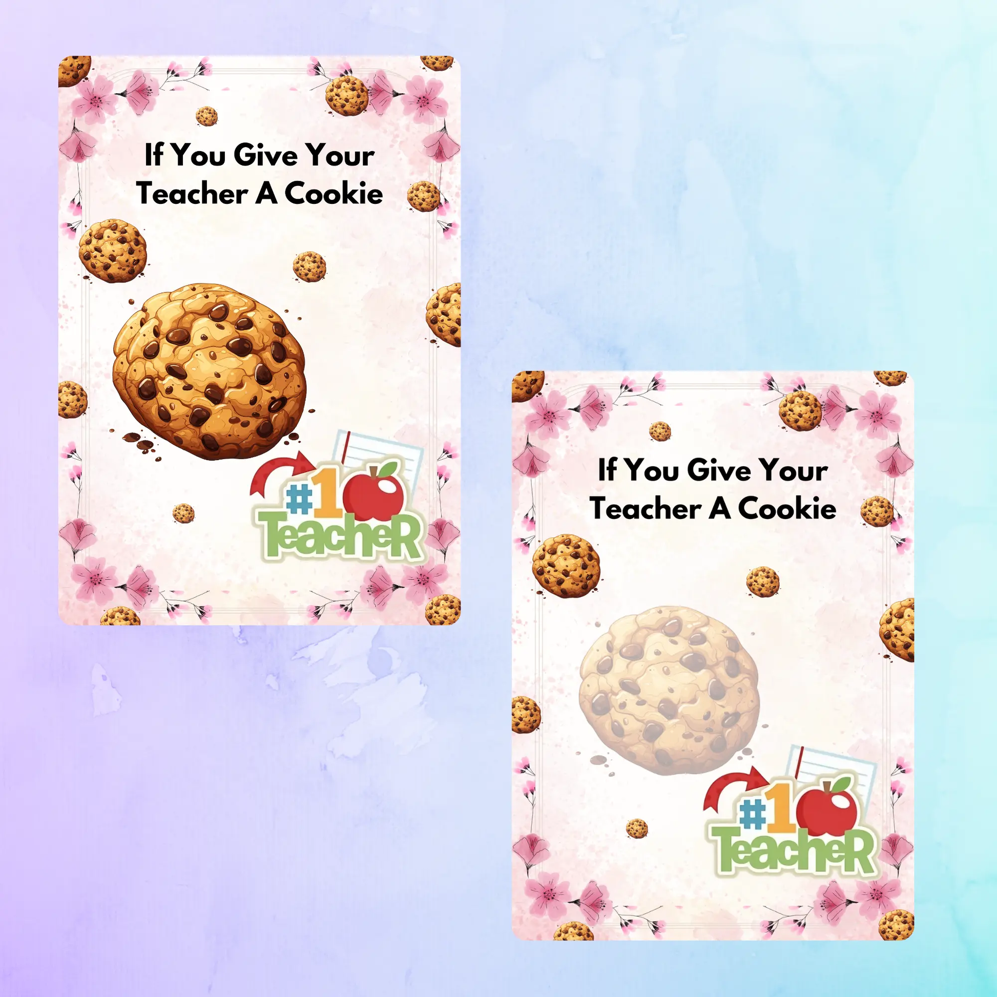 If You Give Your Teacher A Cookie Book Template - CreativeRino