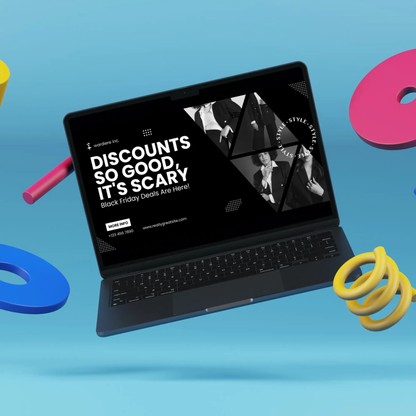 Black Friday Website Banner Template - CreativeRino