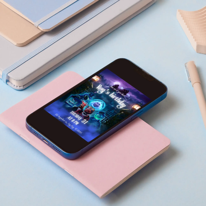 Muppets Haunted Mansion Birthday Invitation Template - CreativeRino